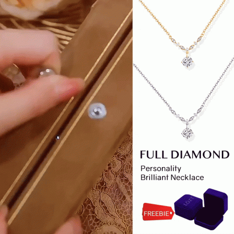 Full Diamond Personality Brilliant Necklace
