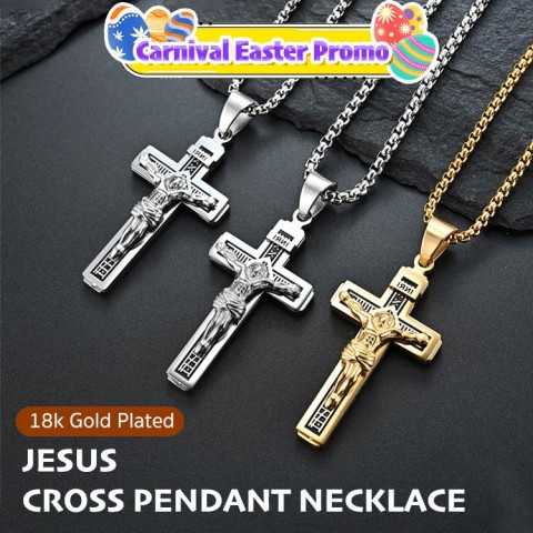 Jesus Cross Pendant Necklace