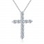 Moissanite Cross Necklace 