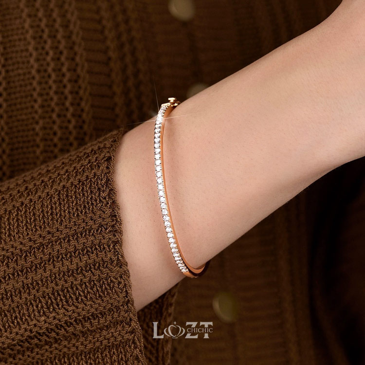 Easter promo - Second one only ₱699 - Luxury Moissanite Starry Bracelet - Free gift box. GRA certified	