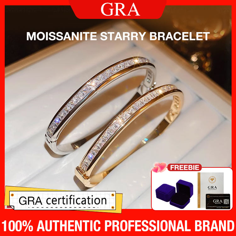 Kadayawan Festival Promo - Second one only ₱699 - Luxury Moissanite starry bracelet-Free gift box-GRA Certified. 
