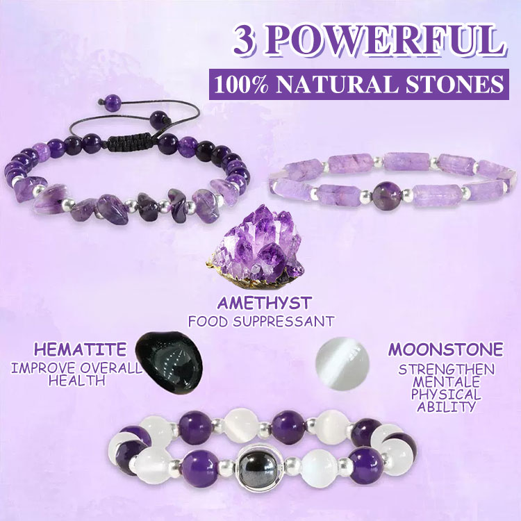 Youthful Vibration Amethyst 3-in-1 Set-Through vibration frequency, it helps promote collagen production, awakens vitality, and easily reverses the signs of aging.