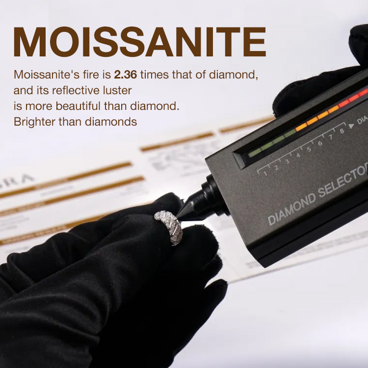 Womens Day Promo -Hoop Moissanite Shine Earrings - Comes with a custom jewelry box