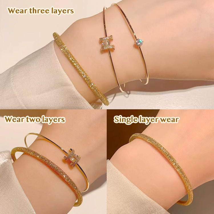 3-in-1 zircon bracelet