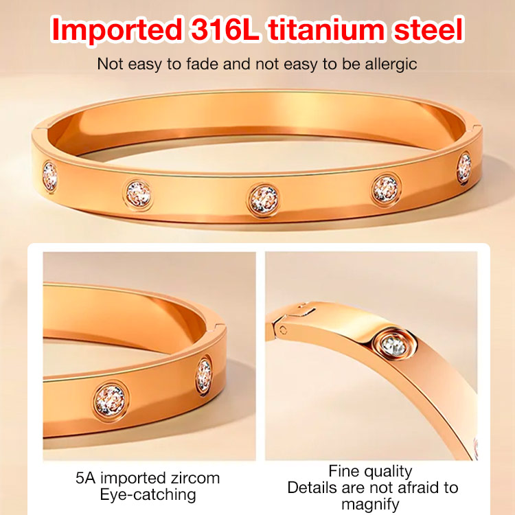 Buy 1 Take 1-Titanium Steel Diamond Health Bracelet-Accelerate metabolism, help eliminate toxins in the body, and enhance physical fitness