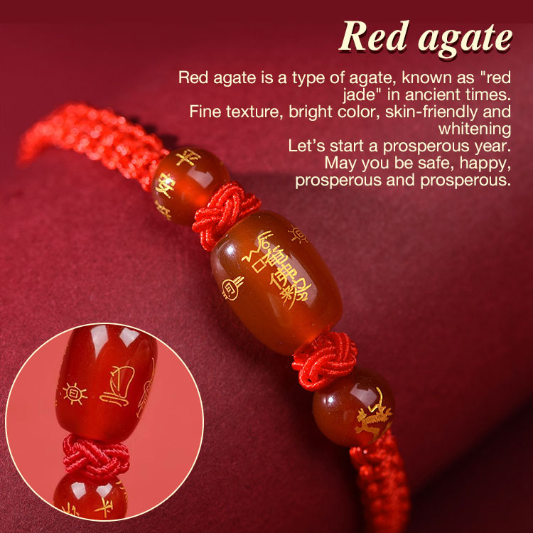 Easter promo - Buy more ₱649 each - Wear a red string braided bracelet with the twelve zodiac signs - bring a year of good luck and health.	