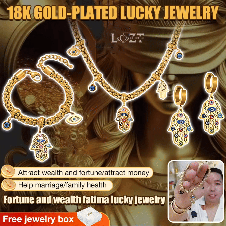  Marys Month promotions - Fatima lucky jewelry set, a combination of luck and wealth, guarding you every day