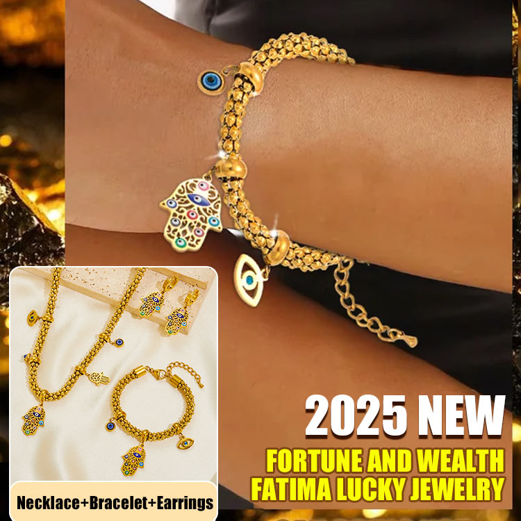  Marys Month promotions - Fatima lucky jewelry set, a combination of luck and wealth, guarding you every day