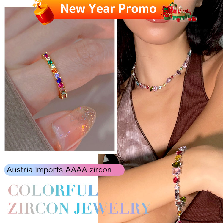 Colorful Zircon Jewelry