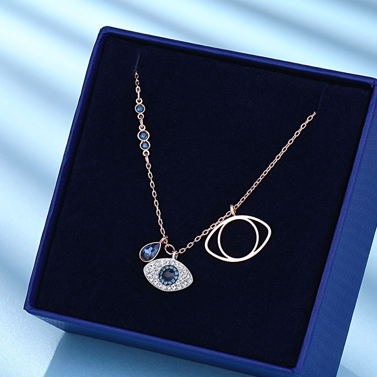 EVIL EYE Crystal Necklace and Bracelet