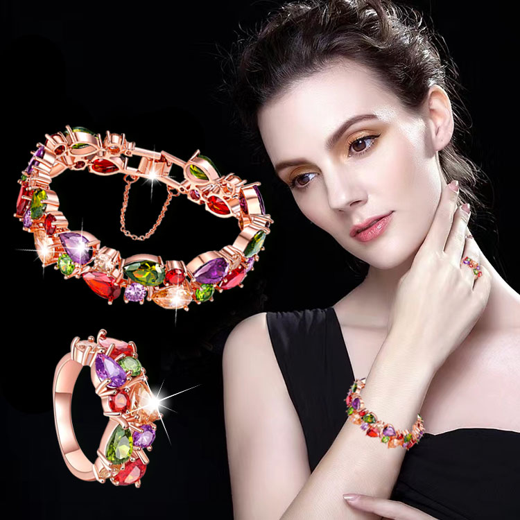 Mega Shopping Sale-Mona Lisa Zircon Jewelry Set -The best gift for you